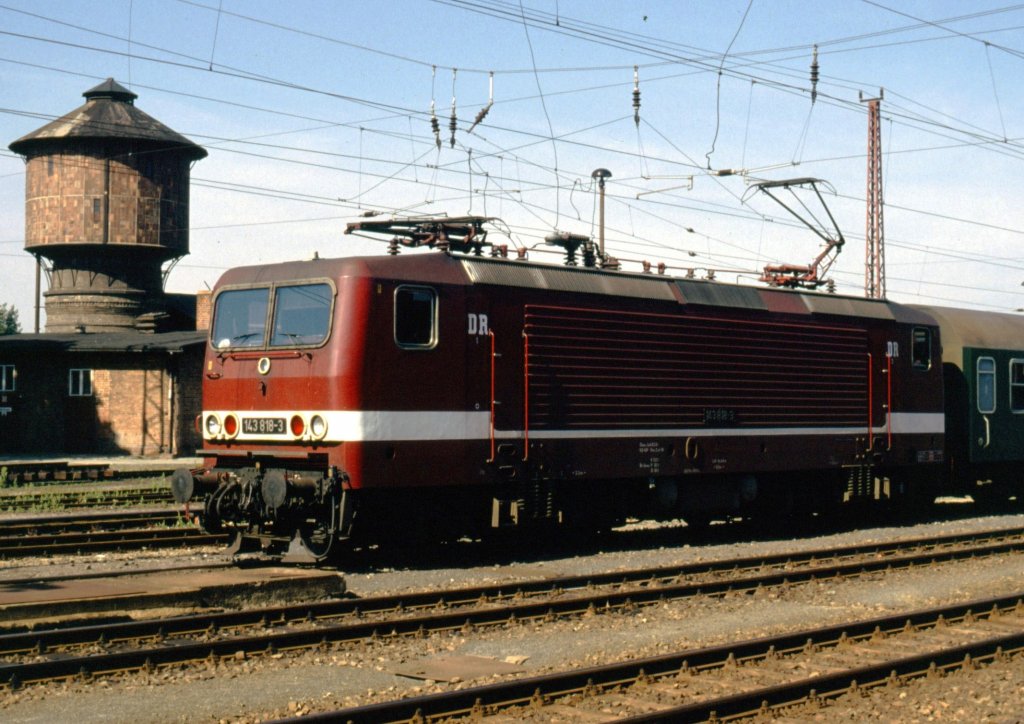 143 818-3 Lbbenau Juli 1991