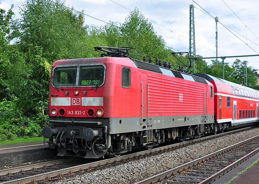 143 833-2 RB27 nach Kln-Hbf im Bf-Bonn-Oberkassel - 19.09.2010