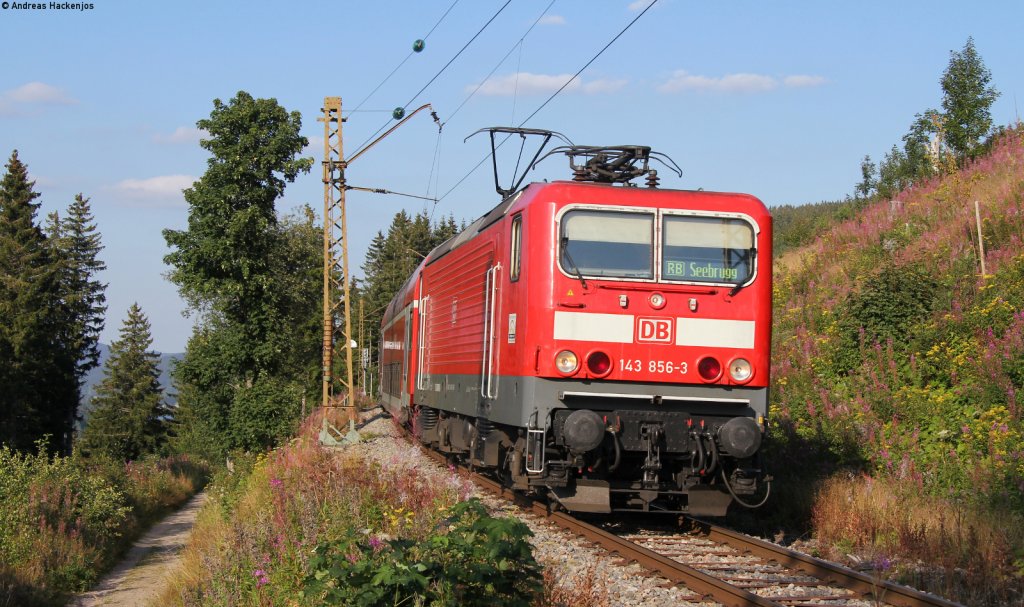 143 856-3 mit der RB 26959 (Freiburg(Breisgau) Hbf-Seebrugg) bei B�rental