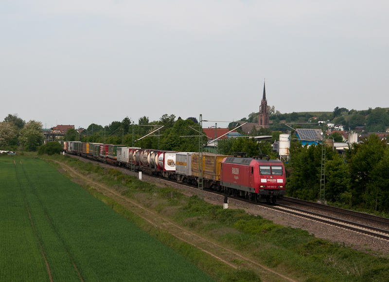 145 002-2 am 7. Mai 2011 in Teningen.