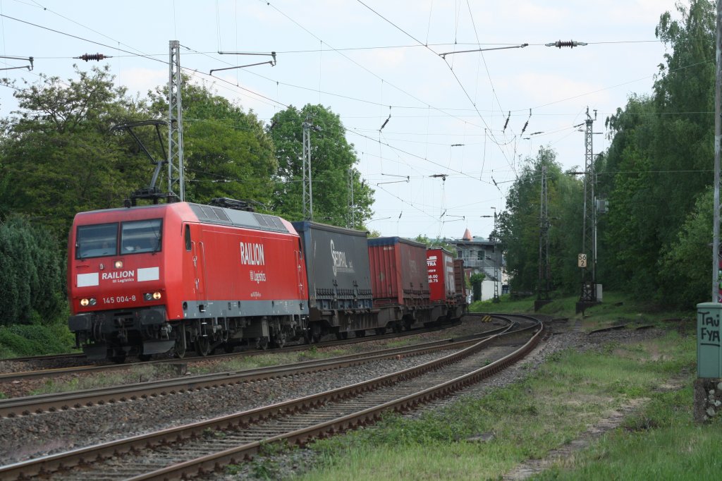 145 004-8 durchf�hrt Eschweiler am 01.05.11