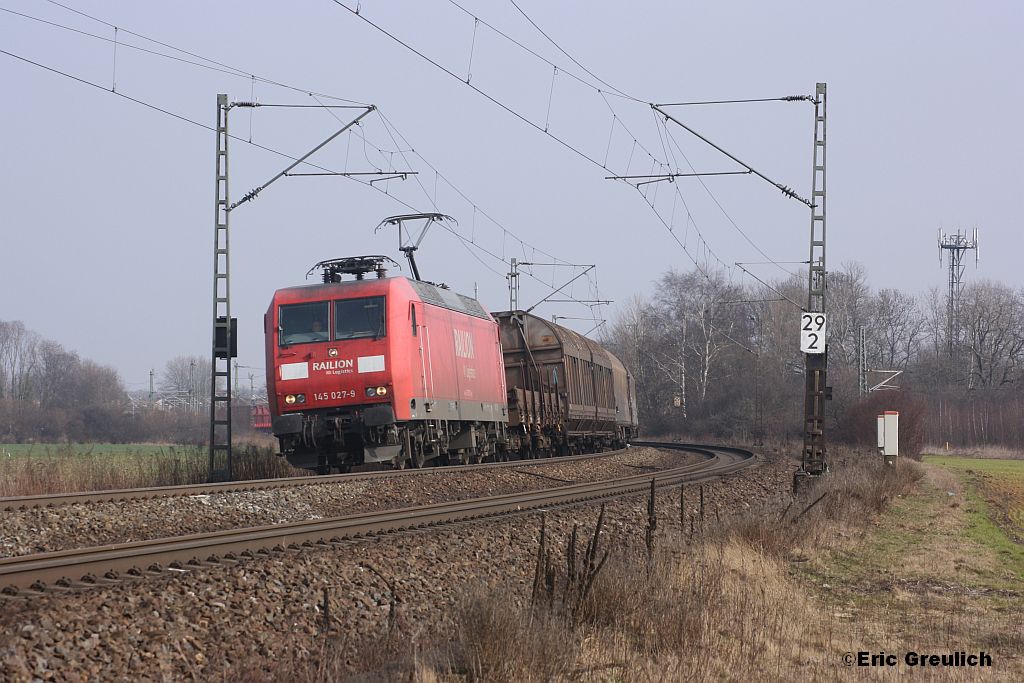 145 027 am 03.03.2012 in Hohnhorst.