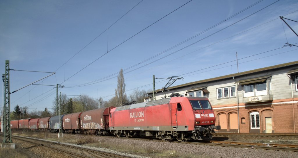 145 029 in Lehrte am 27.03.2012