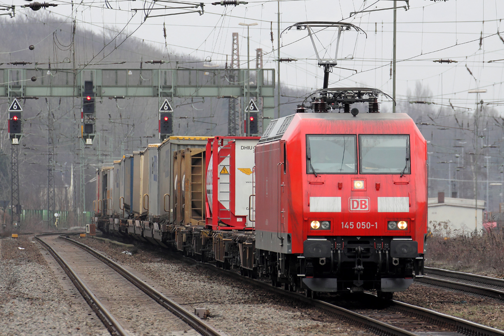 145 050-1 in Oberhausen Osterfeld-Sd 1.3.2013