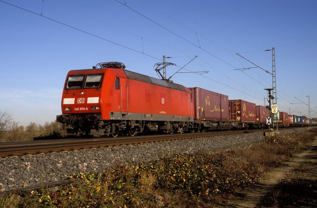 145 076  bei Forchheim  19.11.09