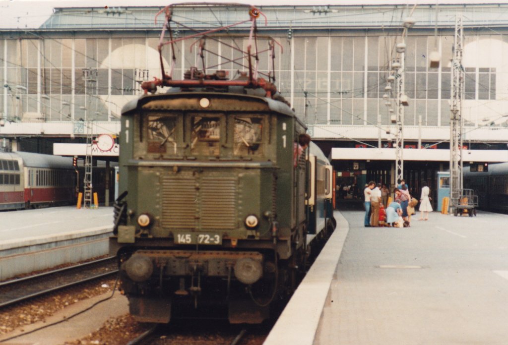 145 172 in M�nchen Hbf am 31.07.1984
