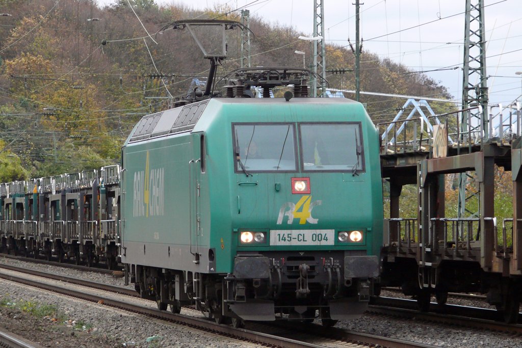 145-CL 004 der Rail4Chem in Kln-West 5.11.2009
