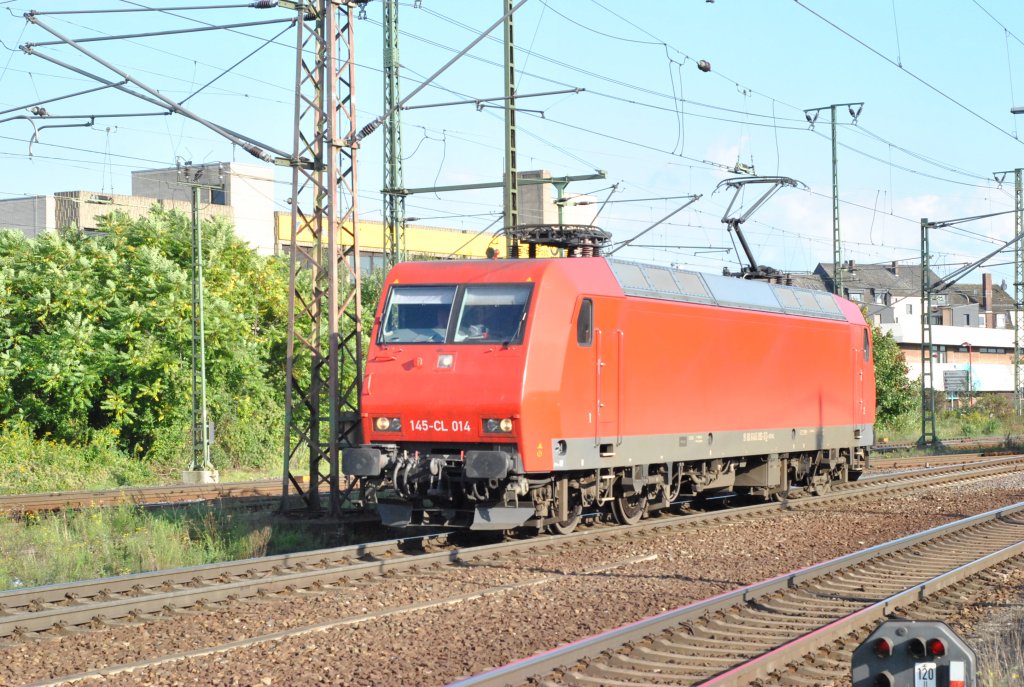 145 CL-014, (EX HGK) in neunen frischen Rot im Lehrte am 15.09.2010
