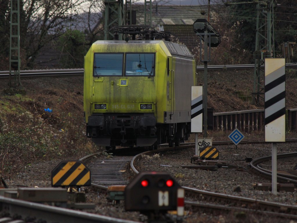 145-CL 031 von Alpha Trains steht am 15.12.2011 auf Gleis 204 in Aachen West.