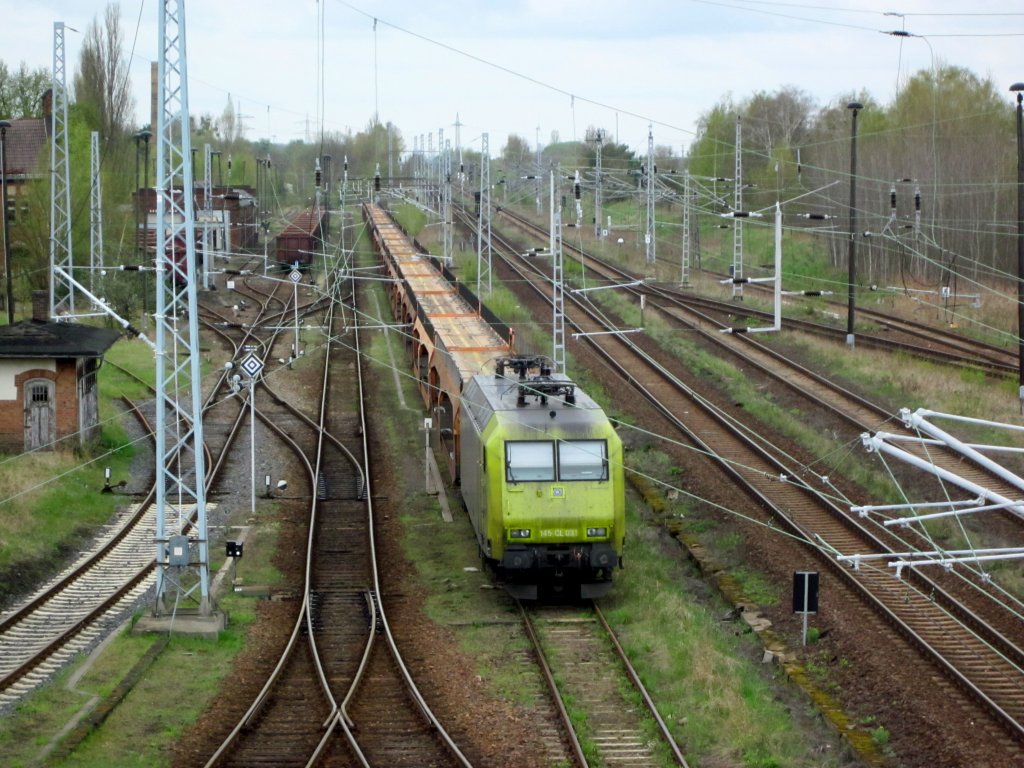 145 CL 031 steht abgestellt am 27.04.2013 in Elstal / Brandenburg.