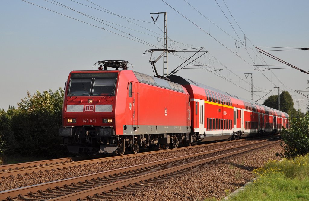 146 031 am 22.09.2010 bei Voerde