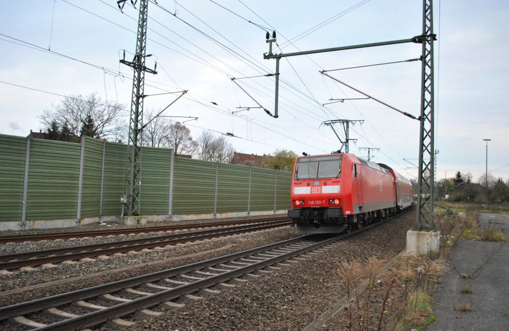 146 103-7, am 15.11.2010 in Lehrte.