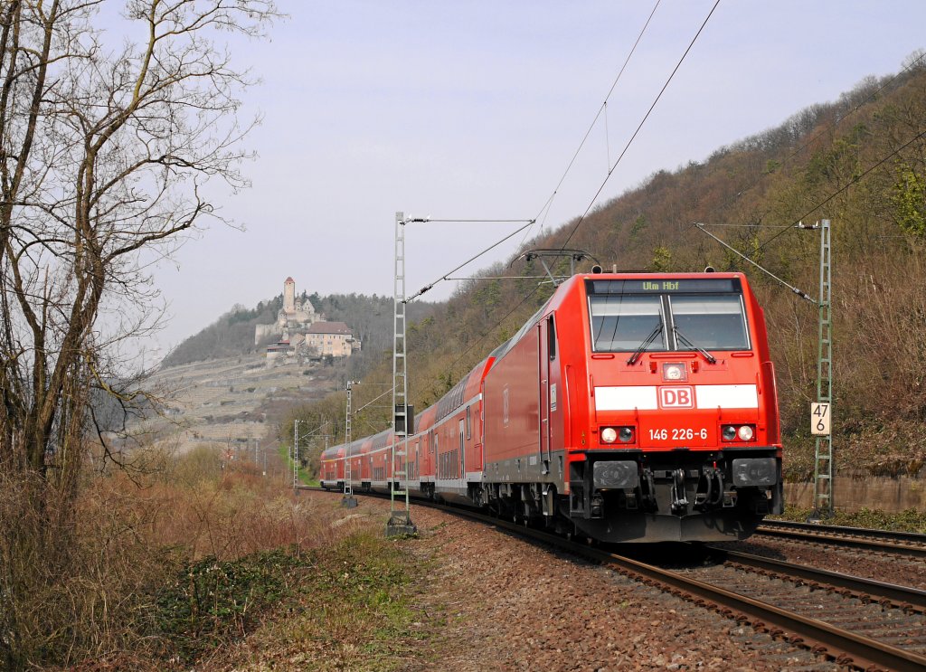 146 226 nahe Ha�mersheim im Neckartal unterhalb der G�tzenburg Hornberg am 25.03.2011
