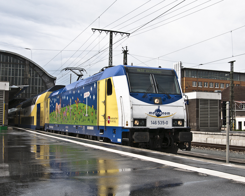 146 535-0 am 29. August 2010 in Bremen Hbf.