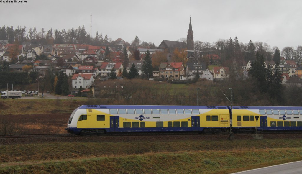 146 541-8 mit dem DbZ-D 92860 (Karlsruhe Hbf-Villinge(Schwarzw) bei St.Georgen 12.11.12