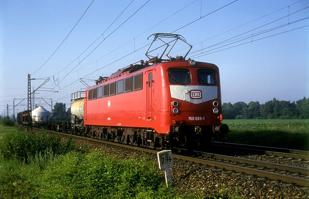 150 065  bei Augsburg Hochzoll  30.06.92