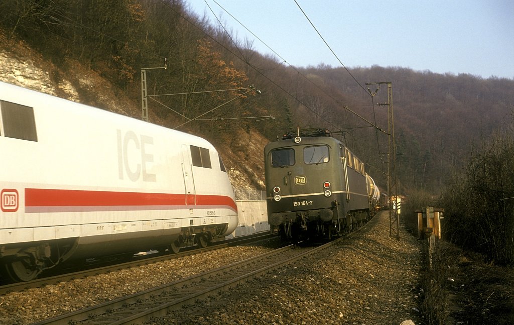 150 164 ( Schublok )  Geislinger Steige  27.02.92