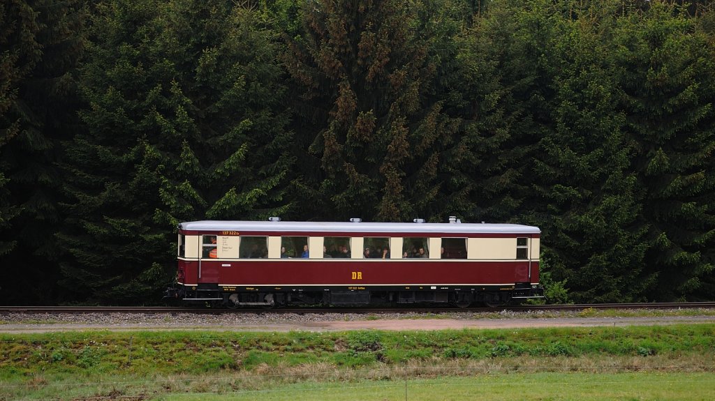 15.05.2011, VT 137 zum 20 jhrigen Vereinsjubilum der Museumsbahn Schnheide e.V.