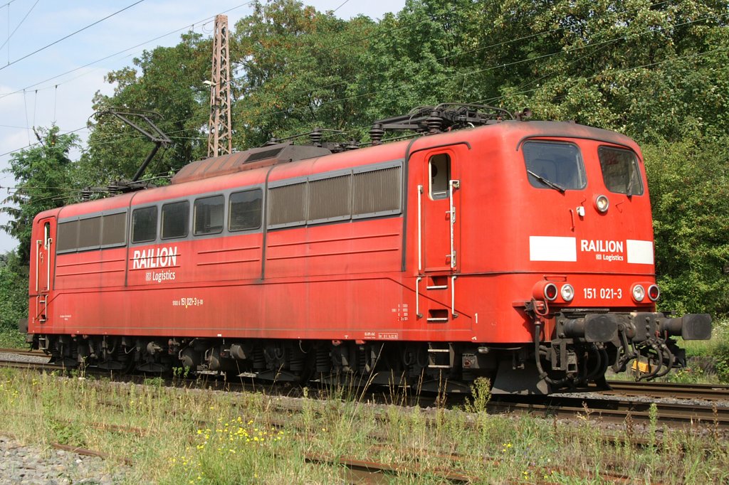 151 021 Lz am 31.8.11 in Ratingen-Lintorf