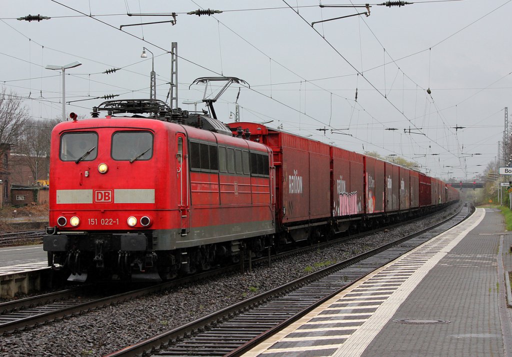 151 022-1 in Bonn Beuel am 09.04.2012