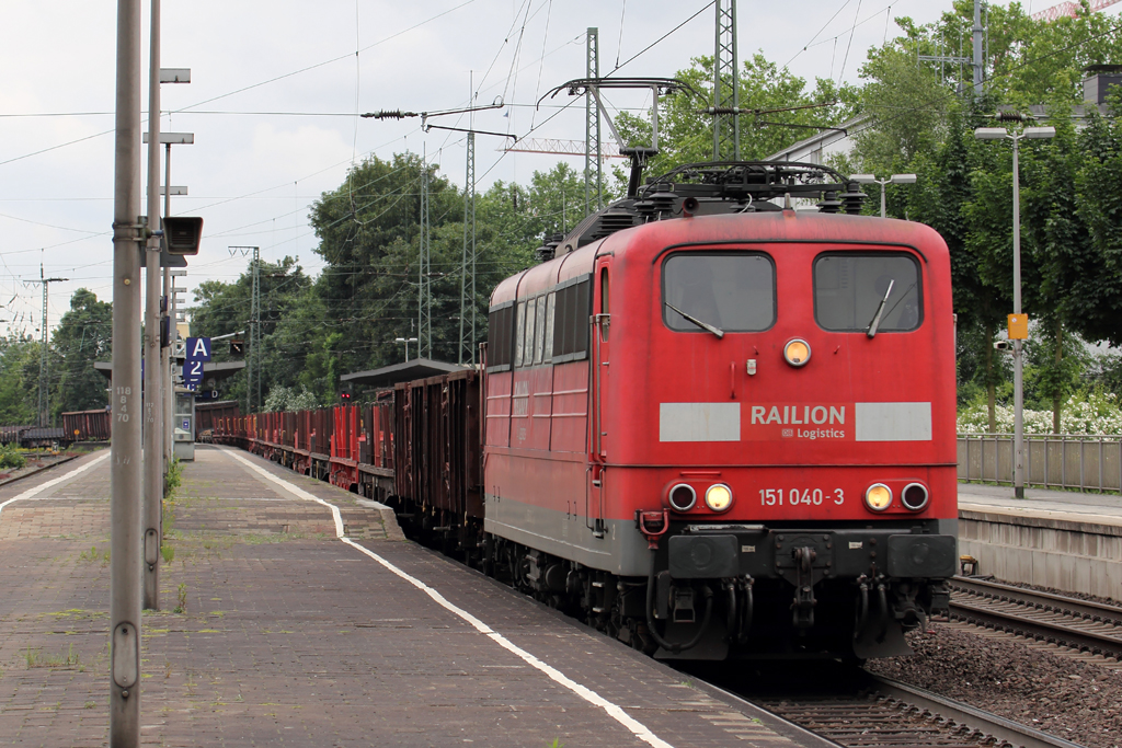 151 040-3 in Recklinghausen 27.6.2013