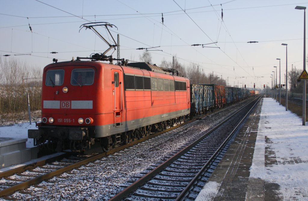 151 055 am 19.12.09 in Viersen.