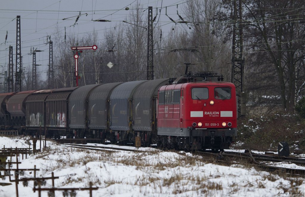 151 059-3 am 22.03.2013 in Leipzig.