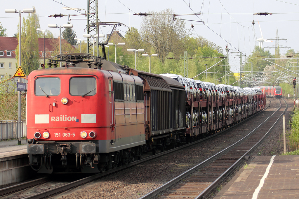 151 063-5 in Recklinghausen 3.5.2013