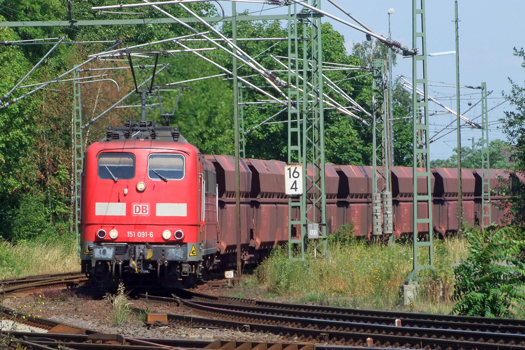151 091-6 in Lehrte 31.7.2010