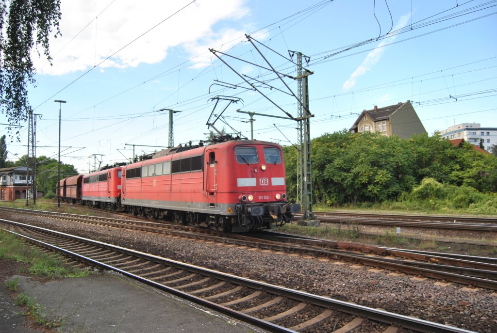 151 102-1 in Lehrte, am 20.08.2010