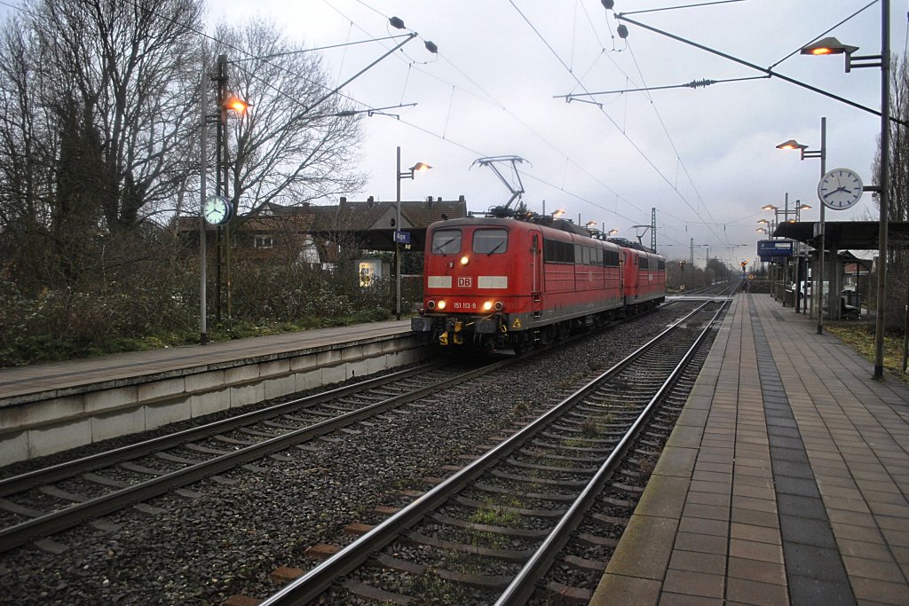 151 113 und 151 xxx am 26.01.2011 in Aligse-