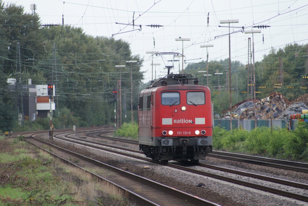151 131-0 als Lz in Hilden am 15.09.2010