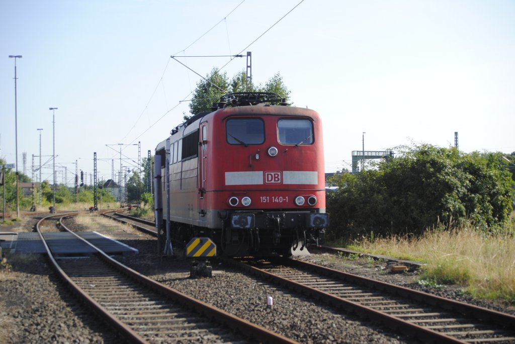 151 140-1 im EX-BW Lehrte, am 07.08.2010.