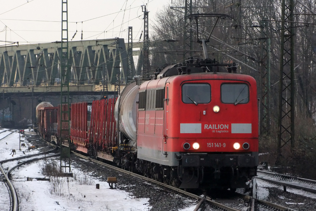 151 141-9 in Recklinghausen-Sd 14.12.2012