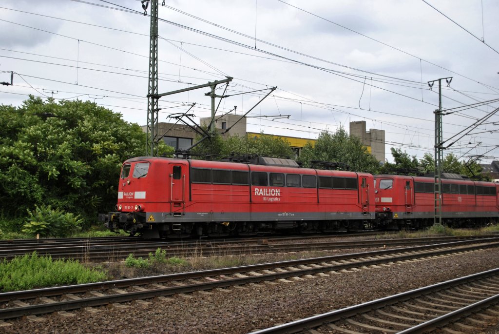 151 167-7 in Lehrte, am 16.07.2012