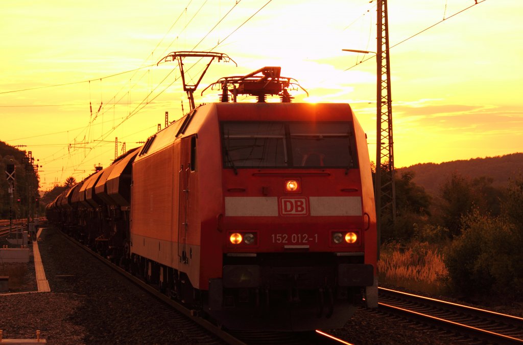 152 012-1 DB in Hochstadt/ Marktzeuln am 04.08.2012.