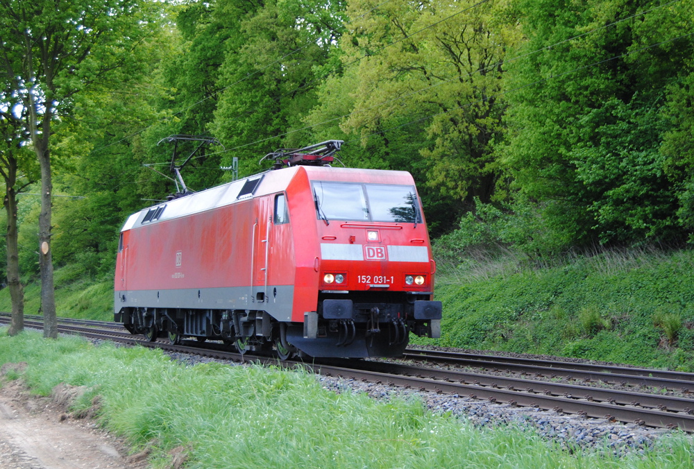 152 031-1 am 10.5.2013 als LZ nach Aachen, auf der KBS 485