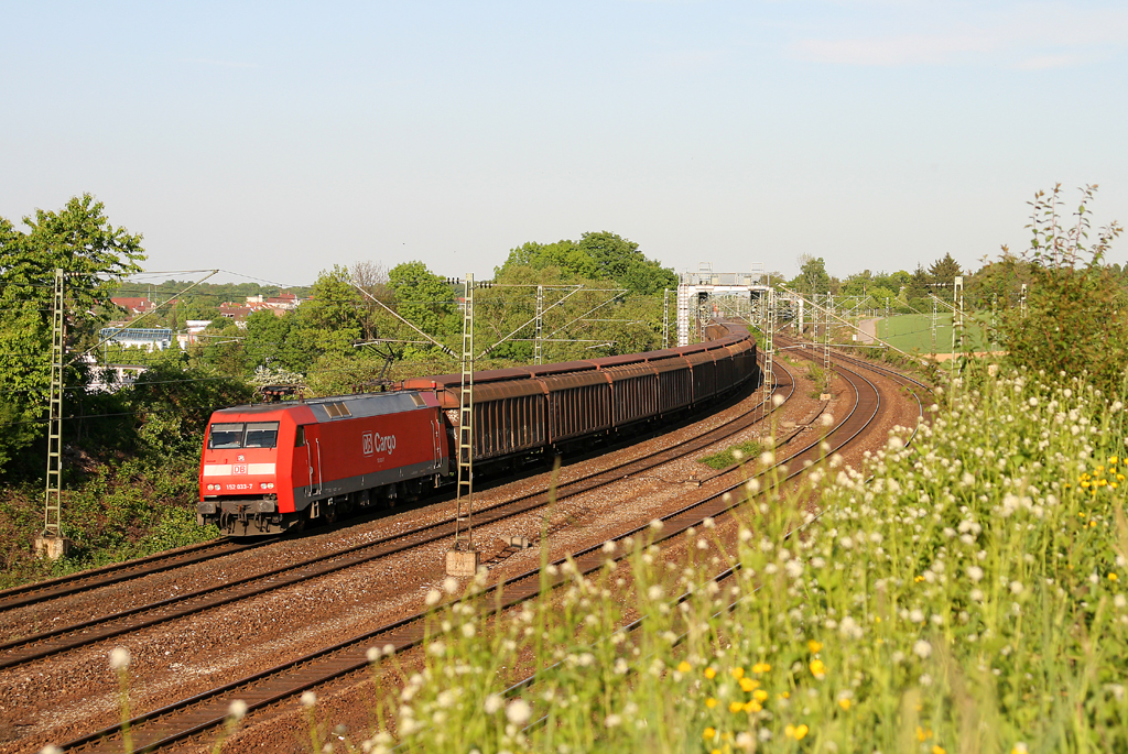 152 033-7 am 07.05.2009 zwischen Ludwigsburg und Asperg.