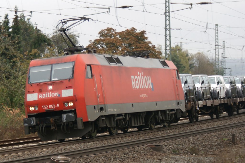 152 053-5 bei Fulda am 24.10.2009