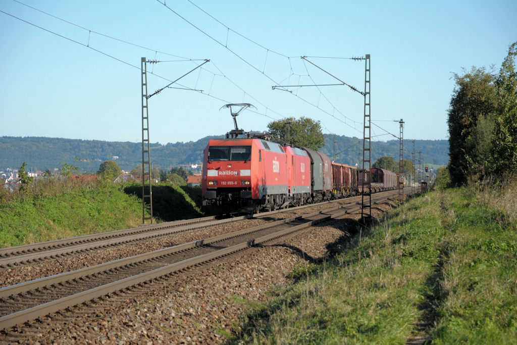 152 055 & 185 258 am 15.10.11 bei P�lling