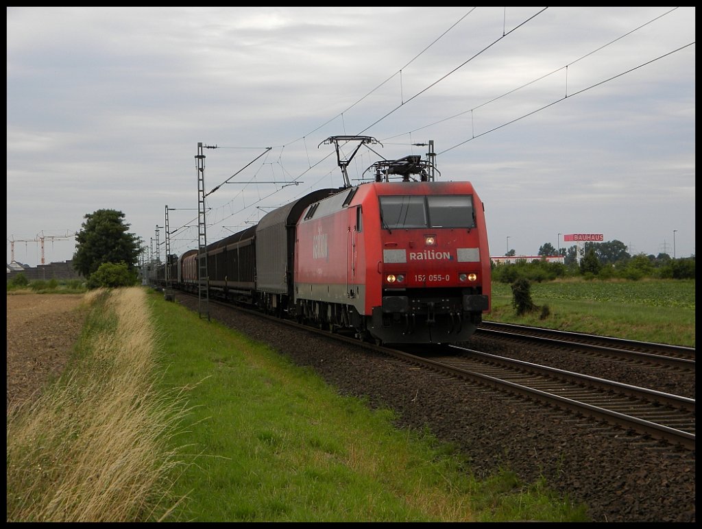 152 055 mit gem. Gz in Neuss Allerheilgen