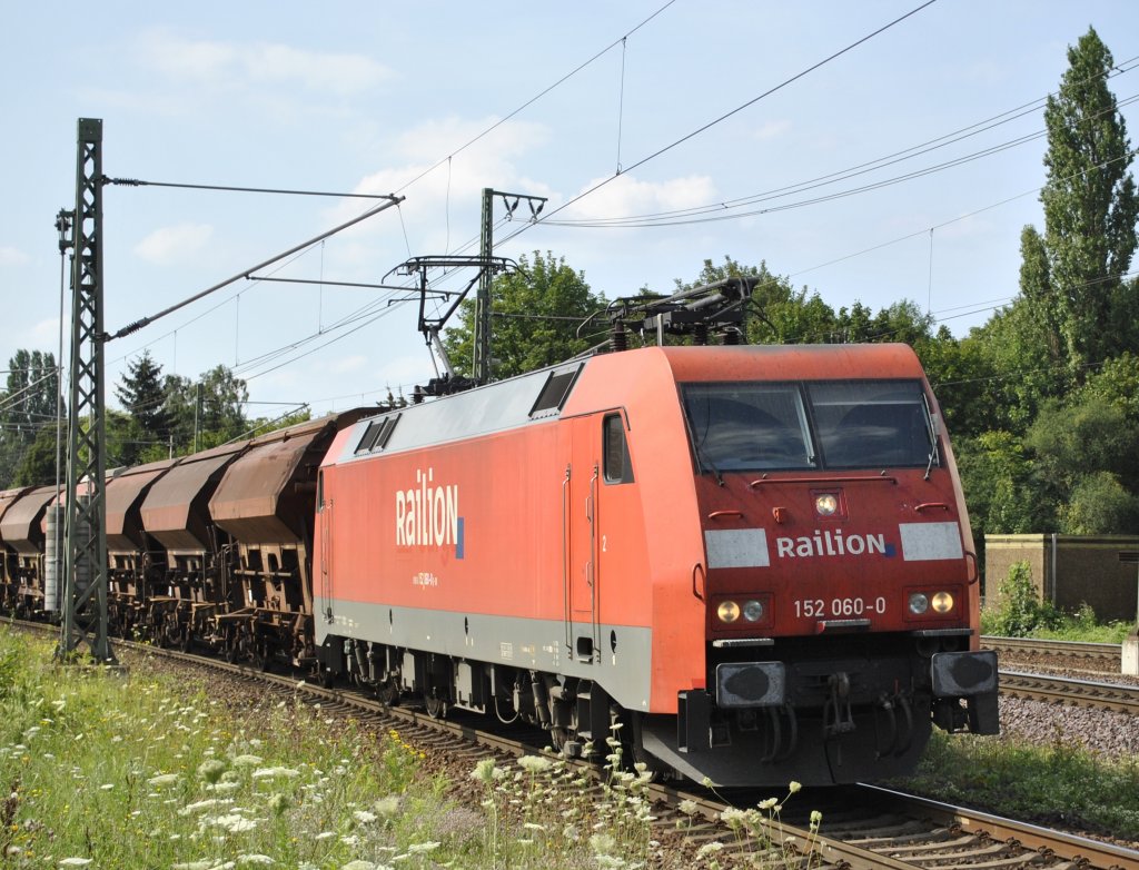 152 060 in Lehrte am 02.08.2011.
