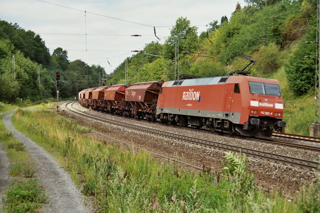 152 062-6 leistet Nachschub Richtung Fulda am 31.08.11