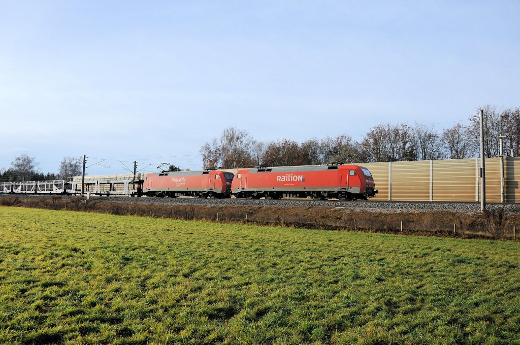 152 070 am 14.11.09 kurz vor Dachau