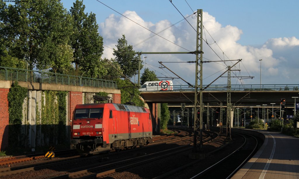 152 076-5  als T in Hamburg Harburg 8.8.12