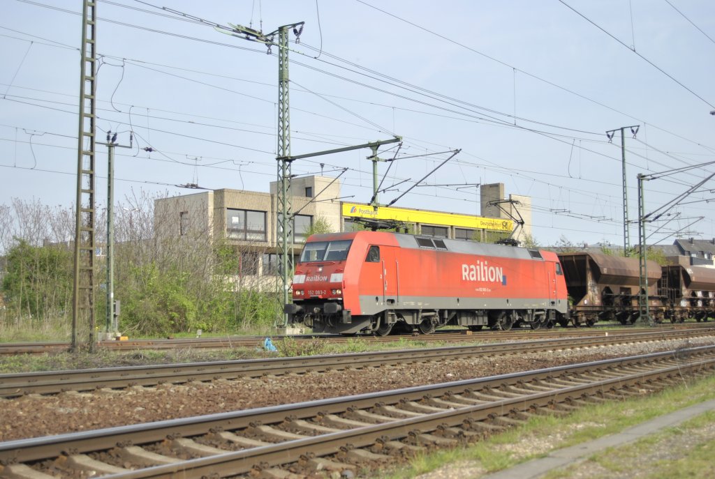 152 083-2 in Lehrte am 28.04.10.