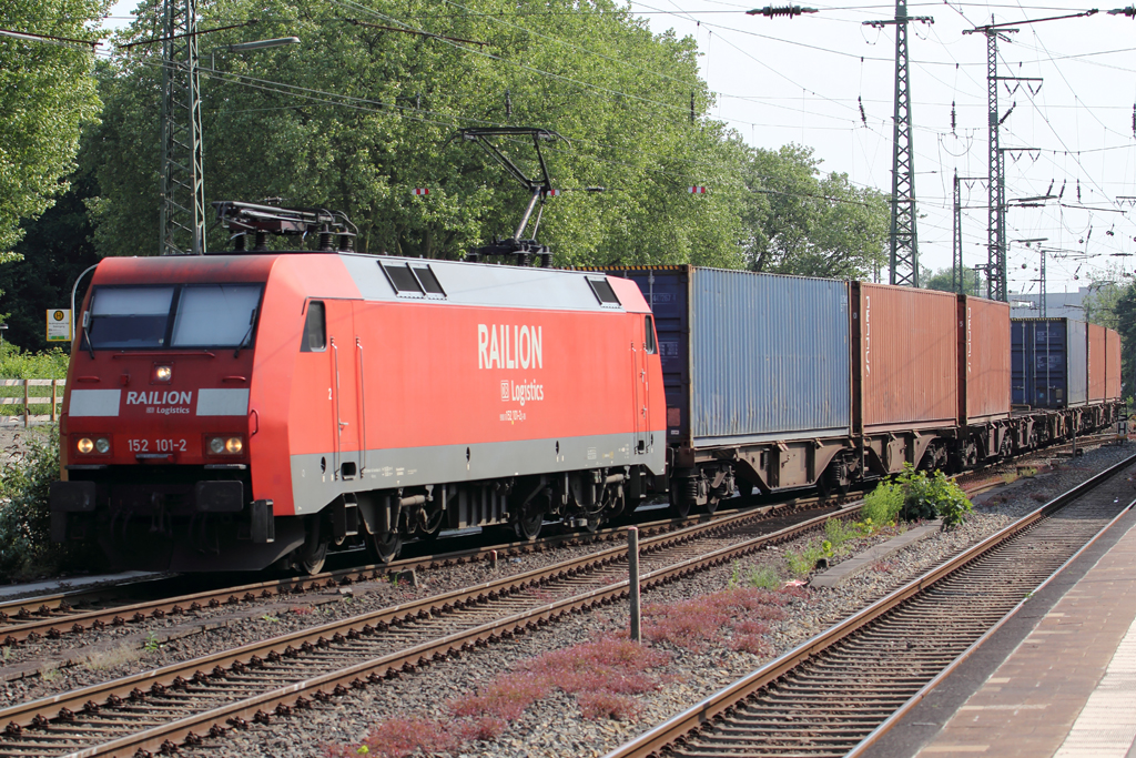 152 101-2 in Recklinghausen 8.6.2013