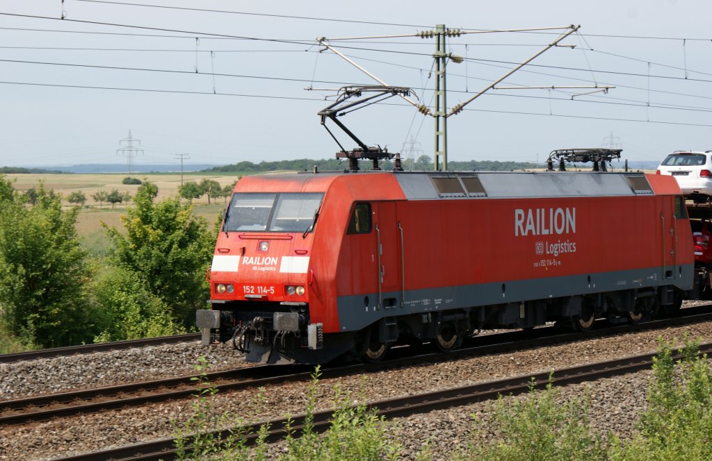152 114-5 mit Gz bei Iphofen am 29.06.2011