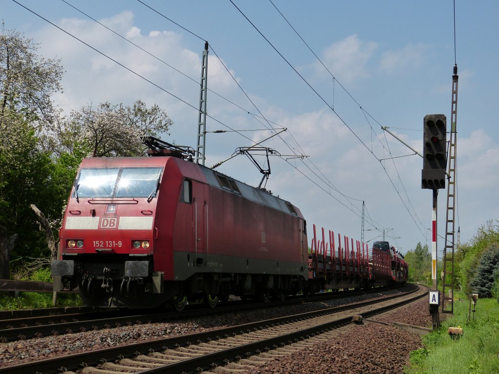 152 131 druchfhrt mit ihrem gemischten Gz am 8.5.13 Dresden Stetzsch.