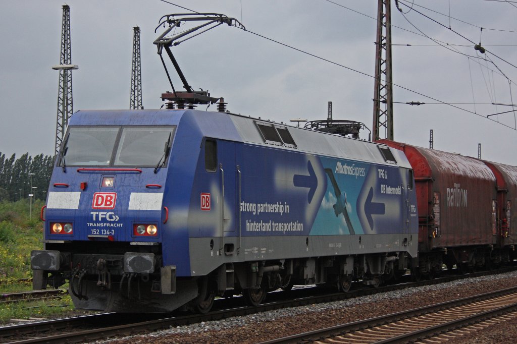 152 134 (TFG Albatross) am 29.8.10 in Duisburg-Bissingheim